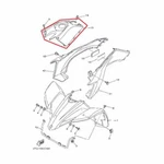 New Oem Yamaha Yfz 450 Fuel Gas Tank Cover Metallic Black. Fixed Price $84.95.