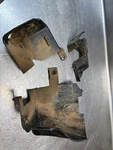 04 Can Am Outlander 330 Exhaust Muffler Heat Shield & Misc Plastics. Fixed Price $26.13.