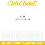 Cub Cadet 731-10825A Rear Fender Right Hand Yellow Challenger 4X4 4X2 400LX. Fixed Price $41.95.
