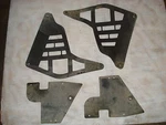 2002 Arctic Cat 300 4X4 Atv Front Inner Splash Deflector Panels Guards Shields. Fixed Price $44.95.