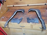 1992 Polaris Trail Boss 250 Rear Mud Flap Splash Guard Right And Left. Fixed Price $45.00.