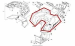 New Oem Arctic Cat Alterra 500 Xt Rear Fender White 2016. Fixed Price $944.95.