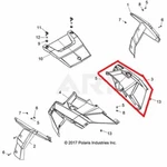 New Oem Polaris Rzr 900 Front Left Fender Green. Fixed Price $854.95.