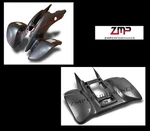 New Honda Trx 400EX 05 - 07 Black Carbon Fiber Plastic Front And Rear Fender Set. Fixed Price $690.75.