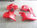 Polaris Sportsman 500 Ho Oem Front Rear Fenders Indy Red 2634108-293 2011. Fixed Price $395.00.