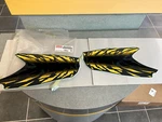 Yamaha Oem Nos Front Fender Grapic Set 3GD-21570-50-00 Yfm 350X Warrior 1999. Fixed Price $79.99.