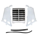 For 1987-2006 Yamaha Banshee YFZ350 White Gas Tank Side Cover Radiator Grill. Fixed Price $41.16.