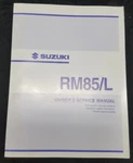 2006 Suzuki RM85 /l Owners Service Manual 99011-02B78-03A A132. Fixed Price $44.10.