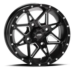 Itp Storm 15X7 4/110 Tornado Blk 5+2 TRX500FPM Rubicon 4X4 W/ps Sra (2008-2009). Fixed Price $182.95.