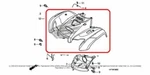 Oem Honda Fourtrax Rancher Trx 420 Front Fender Red New Factory Genuine. Fixed Price $309.95.