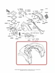 Oem Kawasaki Brute Force 750 Front Fender Black New Factory Genuine. Fixed Price $624.95.