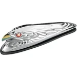 Drag Specialties Eagle Head With Lights Red Eyes Small Chrome DS-287555. Fixed Price $52.64.