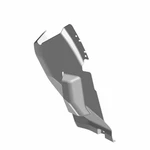 Polaris Front Mud Guard, Left-hand, For Atv Models, Genuine Oem 5455505-070. Fixed Price $56.22.