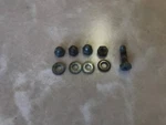 Lot 153-4, 1983 Honda ATC70 Cylinder Head Bolt & Nuts. Fixed Price $8.40.
