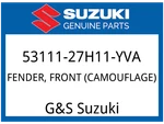 Suzuki Oem Part 53111-27H11-YVA Fender, Front (camouflage). Fixed Price $758.52.