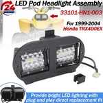 Led Pod Headlight Assembly For Honda TRX400EX 99-2004 Plug-n-play 33101-HN1-003. Fixed Price $73.99.