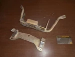 Yamaha Tri Moto YT125 Vintage Seat Latch Mount Brace Bracket Set Oem Genuine. Fixed Price $45.00.