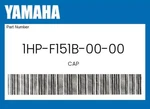 Yamaha Genuine Cap 1HP-F151B-00-00. Fixed Price $11.45.