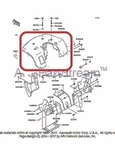 Oem Kawasaki Brute Force 650 Front Fender Blue New Factory Genuine. Fixed Price $364.95.