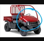 Kawasaki Mule 600 610 Front Hood Cover Dark Red New. Fixed Price $99.00.
