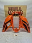 08-13 Yamaha Raptor 250 Rear Fender Mud Guard Orange Oem 4D3-216. Fixed Price $215.00.