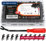 Moveland 200PCS 8MM Utv Atv Fender Push Clips With Fastener Removal Tool, Nylon. Fixed Price $21.35.