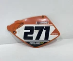 Ktm Exc Sx 250 2000 - 2006 Rear Left Number Panel Orange 50308041000. Fixed Price $27.25.