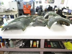 Yamaha Grizzly Yfm 125 Front Rear Fenders Green 1C5-W2161-01-00 2009-2013. Fixed Price $243.75.