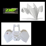 New Suzuki LTR450 06 - 09 Plastic White Race Front And Rear Fender Set. Fixed Price $664.17.