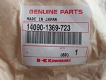 Kawasaki 14090-1369-723 **broken Tab = As-is" P Blue Ninja Cover Seat Oem. Fixed Price $44.98.
