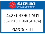 Suzuki Oem Part 44271-33H01-YU1 Cover, Fuel Tank (yellow). Fixed Price $187.34.