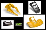 New Suzuki LT250R Plastic Yellow Race Front Rear Fender Custom Black Carbon Hood. Fixed Price $743.39.