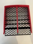 New 1987 - 2006 Yamaha Banshee YFZ350 Oem Red Radiator Grill Cover. Fixed Price $150.00.