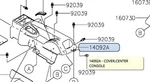 Kawasaki Oem Center Console Cover 14092-1056. Fixed Price $82.91.