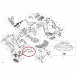 Oem Genuine Factory New Can-am Outlander 400 650 800 1000 Left Rear Fender Black. Fixed Price $169.95.