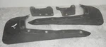 1995 Polaris 250 Trail Boss Rear Fender Mud Flap Set Left And Right. Fixed Price $50.00.